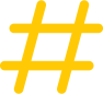 hashTag icon