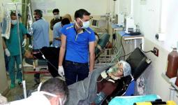 مشفى في إدلب يعالج مصابي الكيماوي.