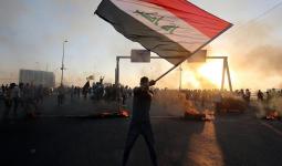 جانب من التظاهرات العراقية