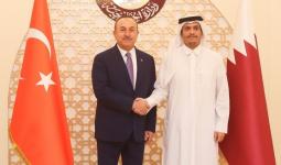 وزيرا خارجية قطر وتركيا.