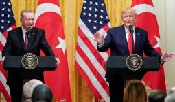ترامب وأردوغان خلال مؤتمر صحفي في واشنطن