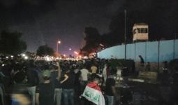 سقط الضحايا خلال محاولة محتجين اقتحام القنصلية الإيرانية في كربلاء