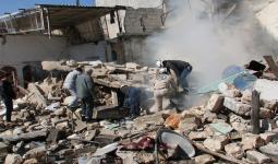 قصف روسي لإدلب