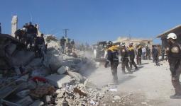 القصف في ريف إدلب الجنوبي - الدفاع المدني
