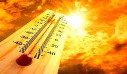 المتوسط الشهري لدرجات الحرارة بلغ 32.1 م