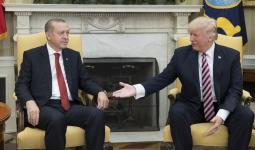 ترامب وأردوغان خلال لقاء سابق