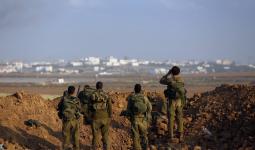 جنود إسرائيليون على حدود قطاع غزة