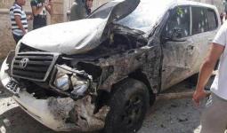 انفجار عبوّةٍ ناسفة مزروعة بسيارة لفيلق الشام في إدلب