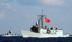 السفينة الإسرائيلية كانت تبحر قبالة قبرص قبل طردها من قبل البحرية التركية
