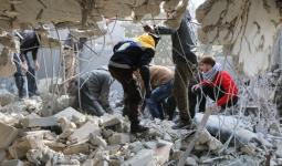 طال القصف الروسي المدنيين في ريف حلب الغربي