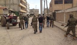 صورة أرشيفية لاعتقال الجيش التركي عدداً من عناصر الميليشيات في سوريا