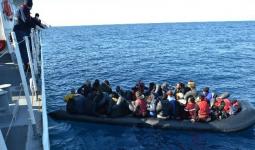 مجموعة من المهاجرين على الحدود التركية اليونانية
