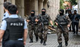 قوات أمن تركية خلال اعتقال أحد الإرهابيين مؤخراً