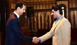 حسام أحمد رشدي قاطرجي مع بشار الأسد