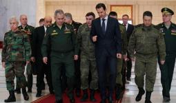 بشار الأسد وسيرغي شيوغو في دمشق