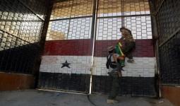 إحدى بوابات سجون نظام الأسد في سوريا