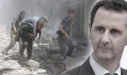 بشار الأسد - مكان قصف بالشمال السوري