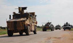العربات العسكرية أثناء تسيير دورية مشتركة في إدلب - وزارة الدفاع التركية