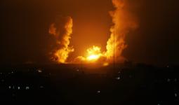 صورة أرشيفية لقصف إسرائيلي سابق على غزة