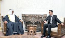 لقاء سابق بين بشار وبن زايد