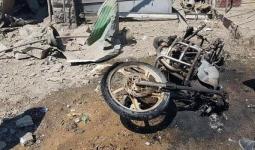 الدراجة المفخخة التي انفجرت في رأس العين شمالي سوريا