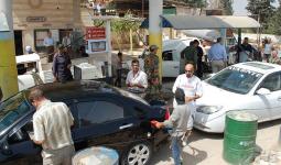 محطة وقود في مدينة حماة