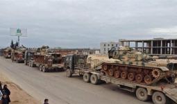 رتل دبابات للجيش التركي يدخل إدلب