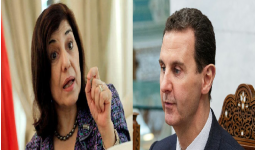 بشار الأسد وبثنية شعبان