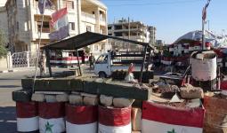 حاجز لميليشيات الأسد - أرشيف