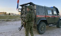 مدرعة روسية شمال حمص
