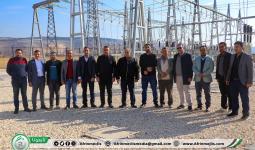 افتتاح محطة الكهرباء في عفرين