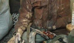 الضحية أبو صفوان حصرية أثناء وجوده بحمص المحاصرة
