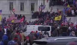 تظاهرات أنصار ترامب أمام الكونغرس الأمريكي