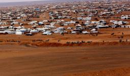 مخيم الركبان على الحدود السورية الأردنية