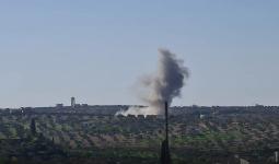 غارة روسية تستهدف الأطراف الغربية لمدينة إدلب