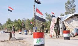 حاجز لنظام الأسد - سوريا