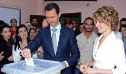 بشار الأسد وزوجته أسماء الأخرس