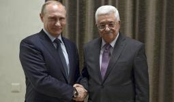 بوتين مع الرئيس الفلسطيني محمود عباس