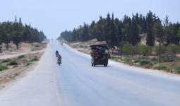 نزوح قرية الكريدية والمناطق المحيطة بها شرق حلب - الدفاع المدني