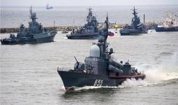 سفن حربية روسية في المتوسط