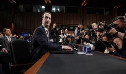 مؤسس فيسبوك مارك زوكربيرغ خلال جلسة استماع سابقة في الكونغرس