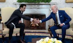 أمير قطر والرئيس الأمريكي