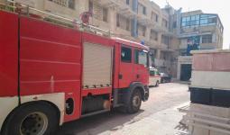 سيارة إطفاء في درعا