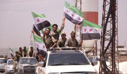رتل عسكري للفيلق الثالث بالجيش الوطني السوري في أعزاز 9 حزيران 2022