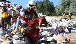 قصف روسي يوقع مجزرة بريف إدلب