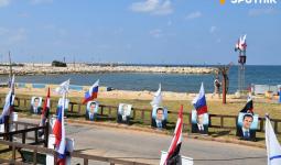 احتفال بعيد البحرية الروسية في مدينة طرطوس السورية 31 من تموز 2022 (سبوتنيك)