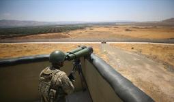 الجيش التركي على الحدود مع سوريا