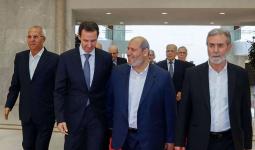 لقاء وفد حماس ببشار الأسد 19 تشرين الأول 2022