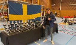 أحمد المصطفى بطل ملاكمة سوري في السويد
