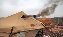 مخيم للنازحين في إدلب